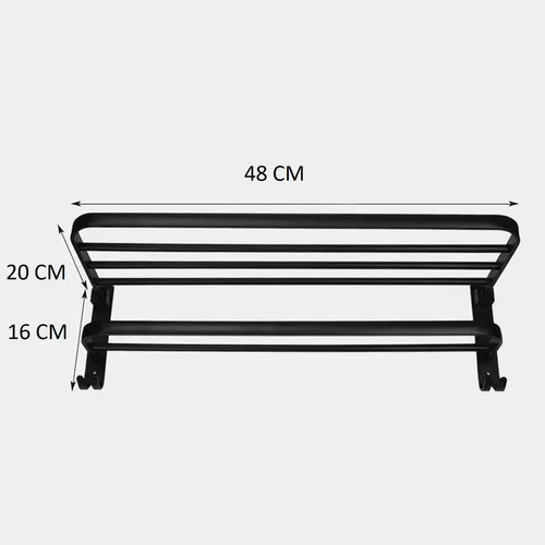 Miniatura 5 de Toallero Hotelero En Acero Inoxidable